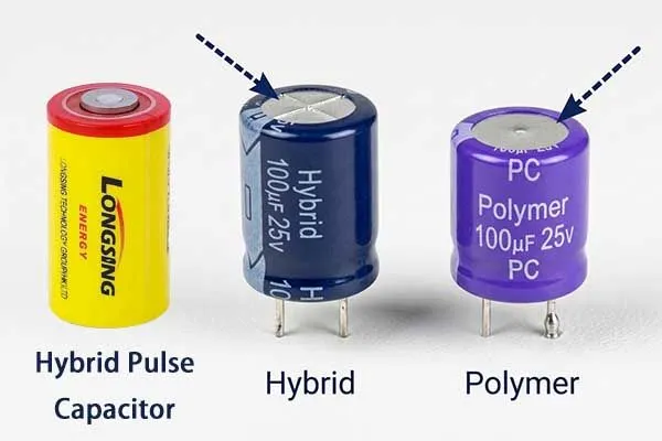 difference between polymer and hybrid capacitor with hybrid pulse capacitor