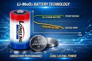 CR Li-MnO2 Cylindrical Batteries