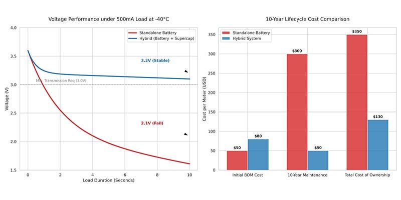 hybrid supercapacitor battery applications