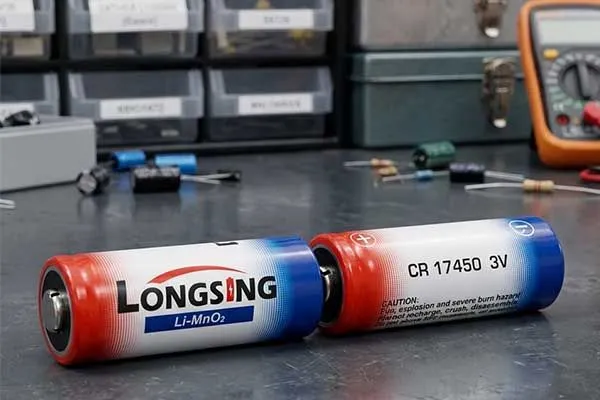 two CR17450 battery in series from long sing technology