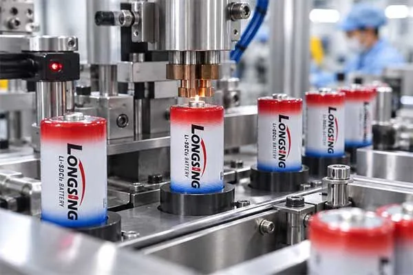 Long Sing Lithium Thionyl Chloride batteries manufacturing procedure