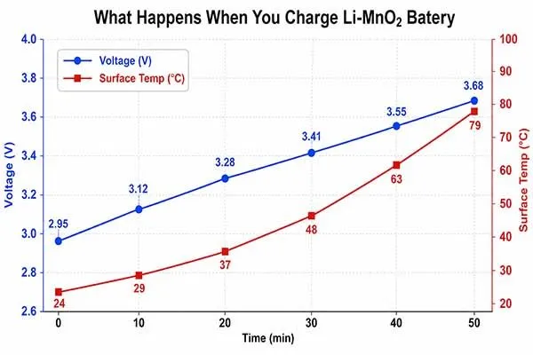 What Happens If You Try to charge limno2 battery