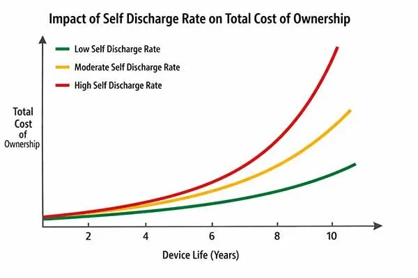 batteries self discharge calculation
