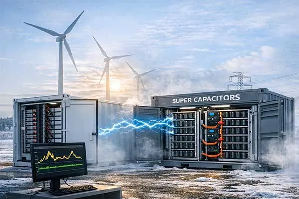 hybrid energy storage system with supercapacitor