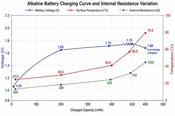  alkaline battery charging curve and internal resistance variation