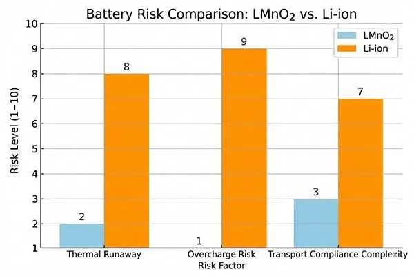 Battery risk comparison