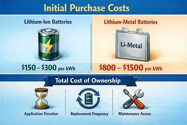 lithium metal battery vs lithium ion safety