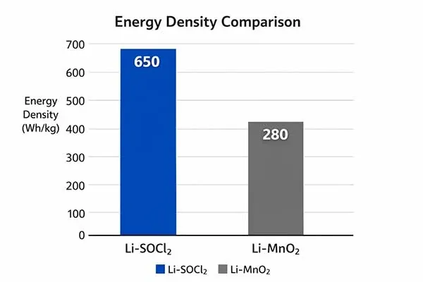 Technical Specs of lithium primary battery
