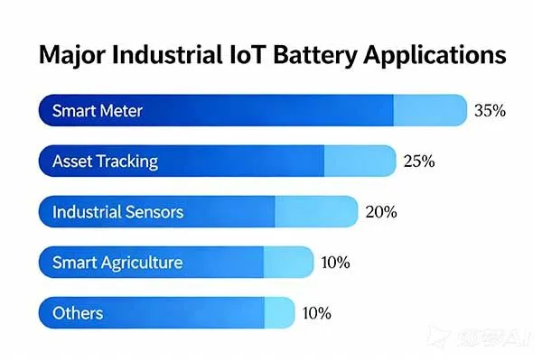 major industrial iot battery applications