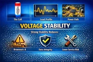 lithium metal battery voltage stability