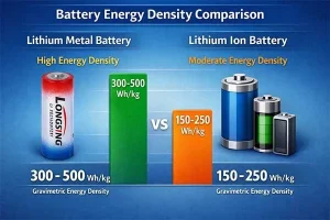 lithium metal vs lithium ion battery