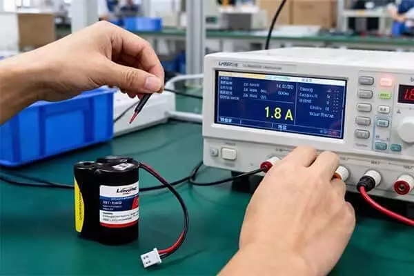 peak current testing on smart meter battery